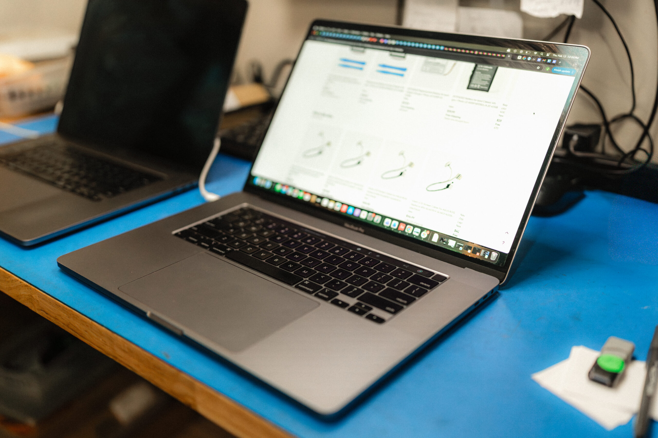 macbook pro laptop in for repair and now fixed by a certified technician in seattle